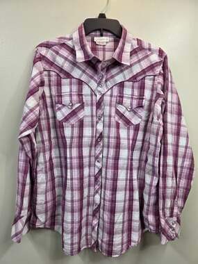 Ariat Women's Plaid Western Long Sleeve Pearl Snap Shirt